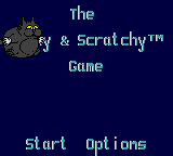 Заставка игры Itchy & Scratchy Game, The